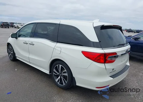 2019 Honda Odyssey Elite z USA, uszkodzony, nr VIN 5FNRL6H98KB062058